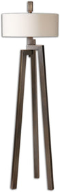 61"H Mondovi  2-Light Tripod Floor Lamp Antiqued Plated Brushed Bronze