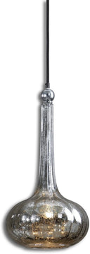 9"W Oristano 1-Light Pendant Chrome