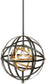 Uttermost Rondure 1-Light Pendant Dark Oil Rubbed Bronze 22038