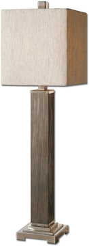 34"H Sandberg 1-Light Table Lamp Aged Gray