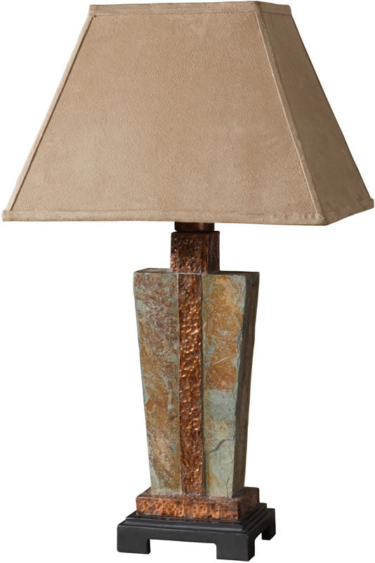 29"H 1-Light Table Lamp Slate