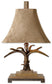 Uttermost Stag Horn 2-Way Table Lamp Natural Brown/Ivory/Silver/Aluminum 27208