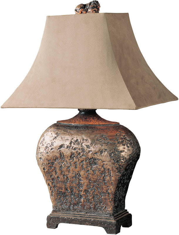 Uttermost Xander 2-Way Table Lamp Atlantis Bronze 27084