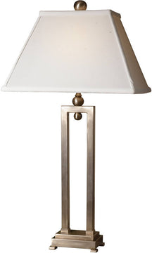 29"H Conrad 2-Way Table Lamp Silver Plate